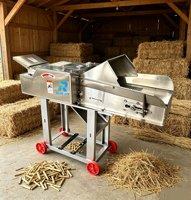 Machine à hacher le fourrage en acier inoxydable, lame antirouille, hacheuse multifonctionnelle, équipement de traitement des aliments pour animaux