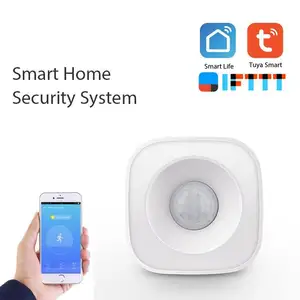 Tuya WiFi PIR Cảm Biến Chuyển Động Điện Thoại Di Động APP Báo Động An Ninh Từ Xa Hồng Ngoại Phát Hiện Chuyển Động Của Con Người Báo Động Hồng Ngoại