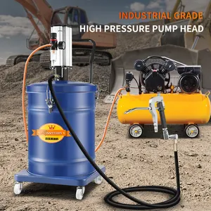 Factory Outlet 40L Pneumatic Grease Machine Big Head Grease Pump Lubricator Pneumatic Lubricator Pump And Universal Aluminum Gun