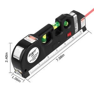 <span class=keywords><strong>Misuratore</strong></span> <span class=keywords><strong>Laser</strong></span> a scala di livello del livello del <span class=keywords><strong>Laser</strong></span> con allineamento verticale di 8FT Standard e righello metrico <span class=keywords><strong>misuratore</strong></span> <span class=keywords><strong>Laser</strong></span> a livello di linea trasversale - Product Image 2