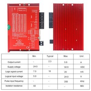 YAKOTEC SSD2505M hybride driver |   24-50VDC |   2,<span class=keywords><strong>3</strong></span>-5,6A |   200 kHz |   IP54 |   Driver voor stappenmotoren - Product Image 2