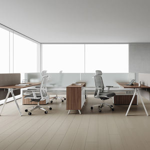 โต๊ะทำงานแบบเปิดโล่งของผู้ผลิตเฟอร์นิเจอร์สำนักงานร่วมสมัยที่ทันสมัยพร้อมตู้สำหรับพื้นที่ทำงาน - Product Image 5