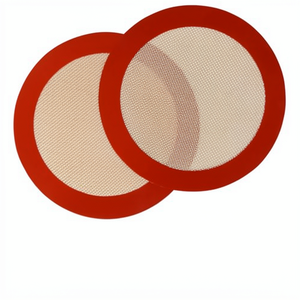 Lot de 2 tapis de cuisson en silicone de 8 pouces pour friteuse à air, antiadhésifs, réutilisables, résistants à la chaleur, compatibles lave-vaisselle et four, pour la cuisson du pain - Product Image 1