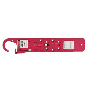 लोकी सुरक्षा समूह 12 छेद स्लाइडिंग लंबे एल्यूमीनियम लॉकआउट के साथ 12 पैडलॉक लाल प्रमाणित - Product Image 4