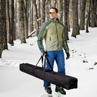 Sac de ski premium pour le transport aérien, rembourré, imperméable, entièrement rembourré, pour le transport de skis en avion