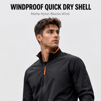 Conjunto Deportivo Rompevientos de Dos Piezas para Hombre con Cierre, Chaqueta y Pantalones Acampanados de Poliéster y Nailon, Personalizable para Escuela