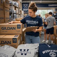 Lot de 50 T-shirts en coton épais 280 g/m² pour universités - Essentiels durables pour le campus (vente en gros)