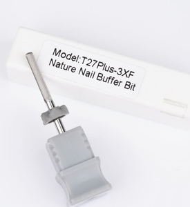 หัวเจียรเล็บ Nature Nail Buffer Bit 3XF แบบปลายมนพิเศษ เงิน ทังสเตนคาร์ไบด์ สำหรับทำเล็บ ขัดหนังกำพร้า ปลอดภัย - Product Image 2