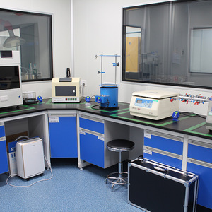 Steel <b>Laminate</b> Laboratory Workbench With Drawers And Sink Cabinet For School Lab Use - Product Image 1