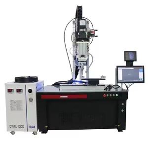 Machine de soudage automatique haute fréquence pour batteries au lithium et tôles d'acier au carbone, machine de nettoyage laser à impulsions pour la rouille - Product Image 1