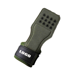 Empuñaduras antideslizantes para levantamiento de pesas Palm Guard correas de muñeca ajustable transpirable protección profesional gancho Loop Fitness seguridad - Product Image 4