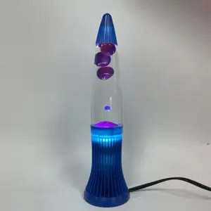 13 "마그마 용암 램프 Lampada lavica/다채로운 플라스틱베이스 특허 조명