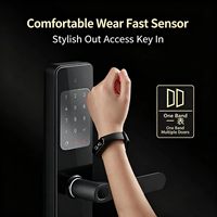 M1 Chip Smart IC Wasserdichtes Silikon-Fitness-Armband mit RFID NFC Zugangskontrolle zum Türöffnen