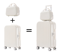 Ensemble de valises de voyage amusantes pour femmes, valises Verage unisexes pour les voyages en plein air, 3 couleurs de bagages