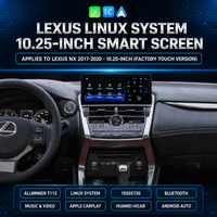 Autoradio Android pour Lexus NX 2017-2020, montage sur tableau de bord, lecteur multimédia de voiture, CarPlay, navigation GPS, DSP, 4G, 1 an