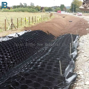 Grille <span class=keywords><strong>de</strong></span> gravier Geocell pour les pentes des routes et les réservoirs <span class=keywords><strong>de</strong></span> stockage d'eau Modèle 3D Conception <span class=keywords><strong>de</strong></span> <span class=keywords><strong>mur</strong></span> <span class=keywords><strong>de</strong></span> soutènement Application - Product Image 2