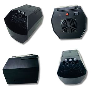 เครื่องทำฟองสบู่พร้อมไฟเอฟเฟกต์เวทีกลางแจ้งแบบพกพา LED รูปทรงหกเหลี่ยม รุ่น YG-ppj - Product Image 6