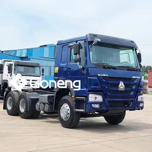 Prime mover camion 6x4 tracteur sino d'occasion, camion de tête 6x4 chinois 371 hp 375 420 hp