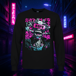 Camiseta de Manga Larga con Diseño de Robot Cyberpunk Y2k Techwear Manga Anime Estilo Japonés - Product Image 3