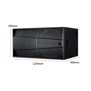 Altavoces de Monitor Estéreo Pasivos de 2 Vías S218+ con Neodimio de 18 Pulgadas, 4 Ohmios, Carcasa de Plástico y Metal, 1300W, para Escucha Inversa, Fiestas y Exteriores - Product Image 2