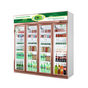 Réfrigérateur refroidisseur de bière d'affichage de vitrine froide de boisson de congélateur vertical de porte commerciale de <span class=keywords><strong>4</strong></span> - Product Image 5