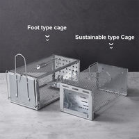 Jaula Ratonera Comprar Cría Ratón Amigable Mascota Cubo Roedor Control de animales Captura Cebo Hámster Humano Trampa para ratas