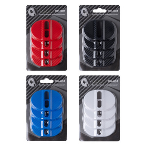 Ensemble de 4 protections de serrures de portières de véhicule en plastique, couvre-loquets de porte de <span class=keywords><strong>voiture</strong></span>, protection antirouille, couvre-serrures de porte - Product Image 2
