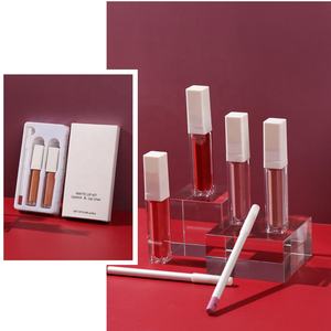 Cosmétiques en gros, tapis végétalien crémeux, 1 <span class=keywords><strong>crayon</strong></span> à lèvres et 2 boîtes de Gloss, Kit de rouges à lèvres et de rouges à lèvres liquides - Product Image 2