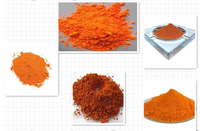 Pigment orange d'oxyde de fer 960 prix d'usine pour l'asphalte de brique de béton de ciment
