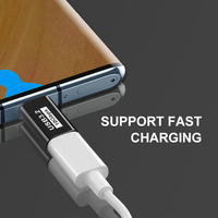 Adaptor Extender USB C, lurus 20Gbps 100W kabel ekstensi tipe-c profil rendah Thunderbolt pria ke wanita untuk perangkat USB-C