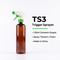 Tête de pulvérisation à gâchette Guala TS3 Dexter 28/410, débit de 1,2 ml, entièrement en plastique PP PE recyclable, sécurité enfant, anti-goutte, 3 modes, anti-fuite