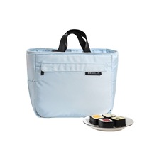 Sac isotherme pour déjeuner en nylon imperméable avec épaisse feuille d'aluminium, sacs à lunch et pochette à glace