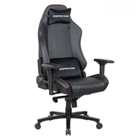 Chaise de Gaming Ergonomique à Dossier Haut en Cuir PU avec Massage 4D Rafraîchissant, Base Pivotante en Métal, Réglage de Hauteur à Gaz 4 Positions, Silla Gamer