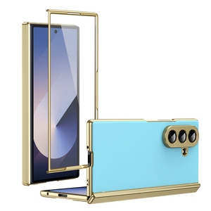 Estuche rígido mate a prueba de golpes para teléfono con bisagra Protector de pantalla Estuche plegable para teléfono celular para Samsung Galaxy Z Fold <span class=keywords><strong>7</strong></span> 5G Estuches - Product Image 1