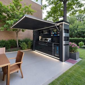 <span class=keywords><strong>Cucina</strong></span> da Giardino con Mobili Modulari e Isola Grill, Armadietti per <span class=keywords><strong>Cucina</strong></span> Esterna - Product Image 1