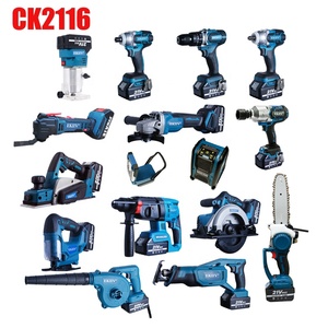 Kit combiné personnalisé WORKSITE 21V/<span class=keywords><strong>18V</strong></span> Perceuse sans fil <span class=keywords><strong>Scie</strong></span> circulaire <span class=keywords><strong>Scie</strong></span> alternative Lumière LED Ensemble d'outils électriques - Product Image 5