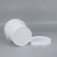 Seau en plastique HDPE de qualité alimentaire 1/2/3,5/4/5 litres, étanche, couleurs personnalisables, pour stockage de lait, vente en gros usine