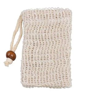Sac à cordon réutilisable en coton biologique pour savon, pochette de rangement en maille pour savon naturel - Product Image 5