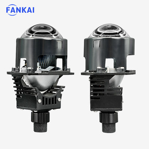 เลนส์ไฟ LED FANKAI ขนาด 2.5 นิ้ว แบบวงกลม H4 H7 โปรเจคเตอร์ไฟหน้ารถยนต์ กำลังไฟ 50W สำหรับอัพเกรดไฟรถยนต์ - Product Image 2