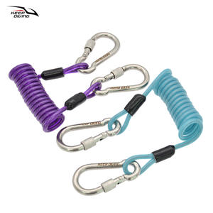 KEEP DIVING RP 026 Corde de sécurité anti-perte pour caméra de plongée avec crochet de verrouillage et câble en acier à ressort pour équipement - Product Image 2