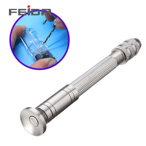 Feida Mini <span class=keywords><strong>Punch</strong></span> khoan 0.5-3.2mm tay đấm đấm Bốn đầu óc chó mô hình công cụ đấm tay xoắn khoan tùy chỉnh - Product Image 5
