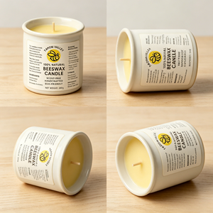 Pastilles de cire d'abeille blanche pure naturelle de qualité cosmétique pour baume à lèvres, lotion, savon, fabrication de bougies, approvisionnement en vrac - Product Image 3