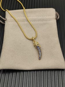 Collares con Colgante de Joyería <span class=keywords><strong>David</strong></span> de Alta Calidad <span class=keywords><strong>y</strong></span> Collar Retro de Piedra Hecho a Medida para Mujer, Regalo - Product Image 6