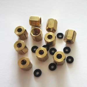 Kupfers ch raube mit O-Ring für Dämpfer tinten rohr <span class=keywords><strong>2</strong></span>*3mm/4*3mm für Dx4 Dx5 Dx7 Jv3 Druckkopf dämpfer Tinten dämpfer mutter Schraube - Product Image 1