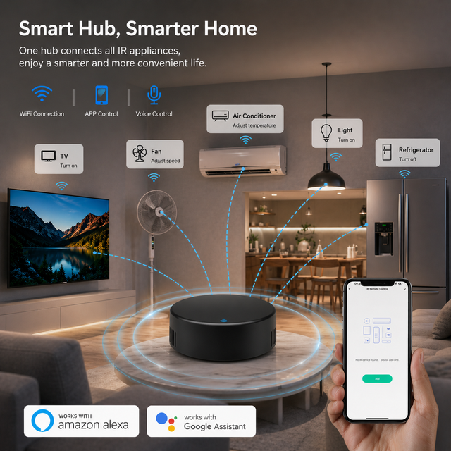 One Remote for Everything&  Tuya Smart WiFi IR Controller, Voice Control & Multi-Device Automation