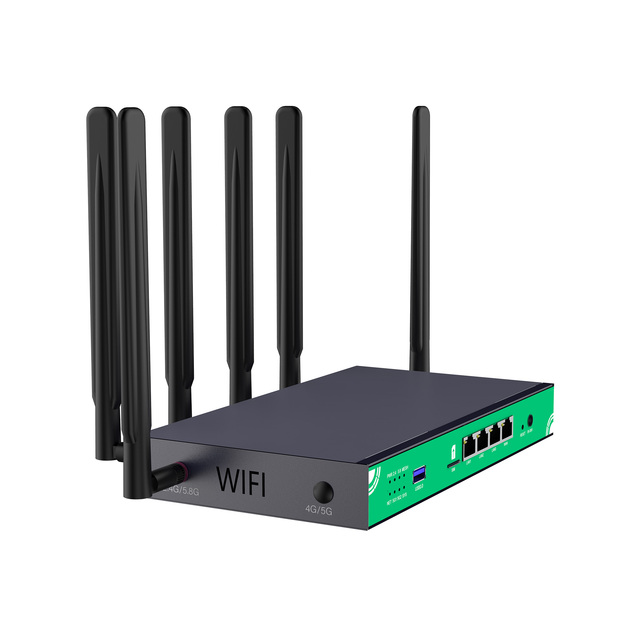 Newly Designed HC851 Huastlink 5G Dual-Band 1800Mbps SIM OpenWRT WiFi6 Vehicle Router with SIM Card CE/FCC Certified