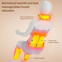 Matelas de massage chauffant et vibrant électrique 2025 pour le dos et le corps entier, idéal pour la maison et le bureau, réglable