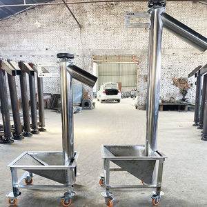 Yüksek hızlı paslanmaz çelik vidalı konveyör büyük kapasiteli kova toz asansör yemleme ekipmanları bant çip konveyör - Product Image 2