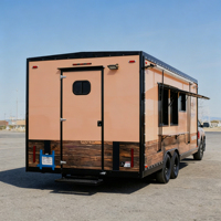 Remorque de restauration mobile pour bière, jus, smoothies, café, glaces, entièrement équipée, cuisine de traiteur pour événements
