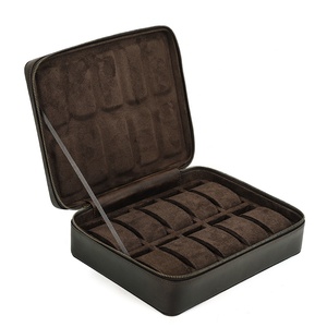 Hộp đựng đồng hồ nam cao cấp <span class=keywords><strong>10</strong></span> ngăn, chất liệu da, tiện dụng cho gia đình và du lịch - Product Image 5